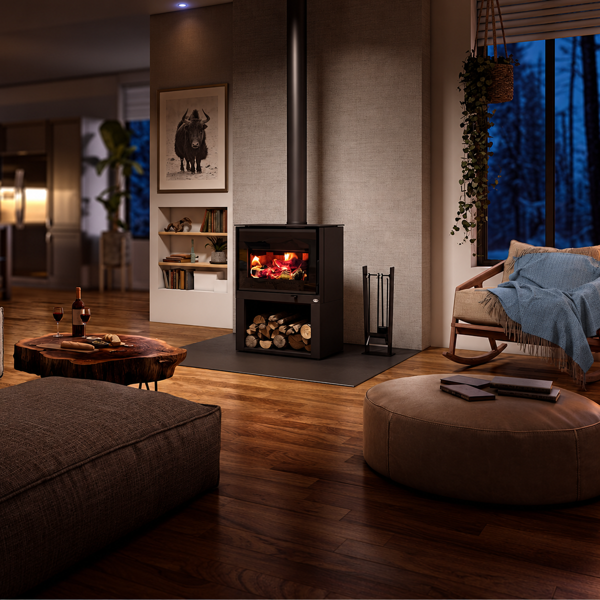 Osburn Inspire 2000 EPA Certified Freestanding Large Wood Stove OB02042