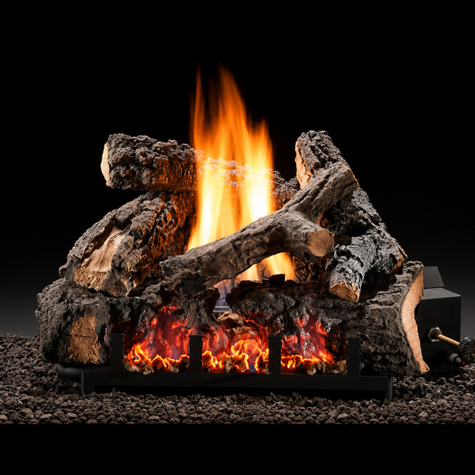 Hargrove EFCG26 Charleston Glow 26" Vent Free Gas Logs With Burner
