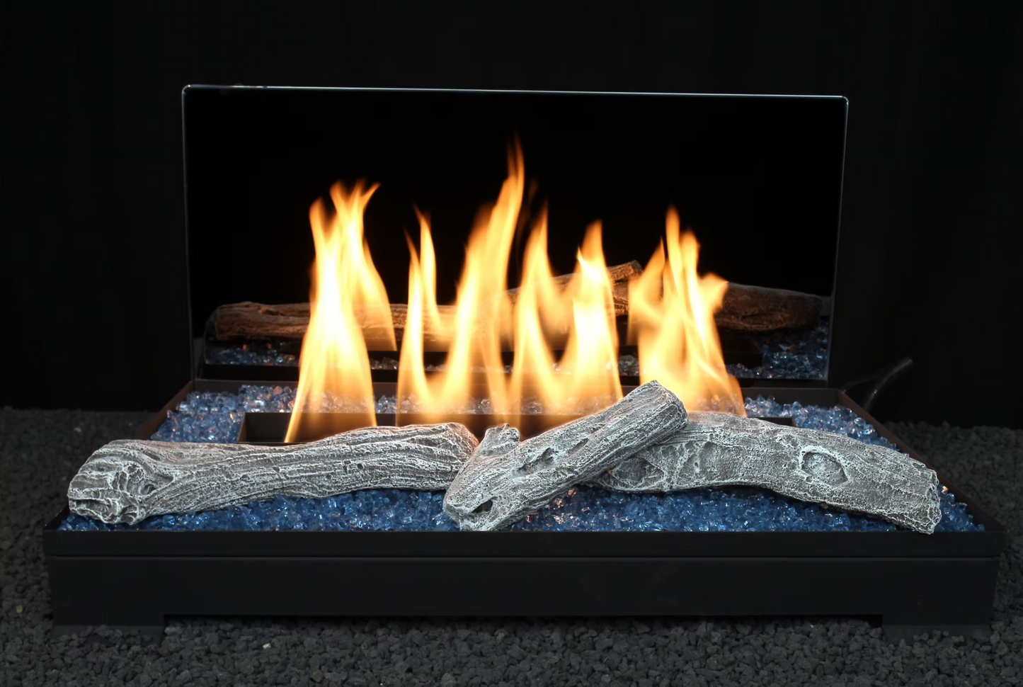 Hargrove ESCS Element Series Vent-Free Burner System With Driftwood Twig Kit