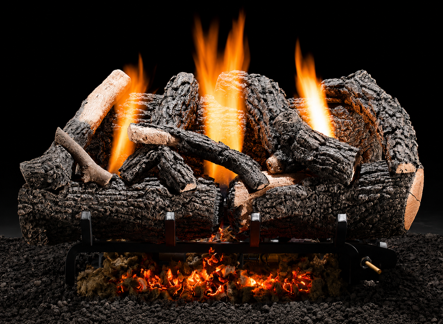 Hargrove ETHC30 Heritage Char 30" Vent Free Gas Logs With Burner