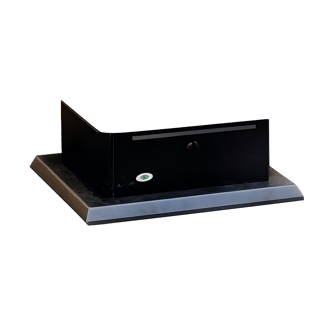 Hudson River Davenport Black Pedestal