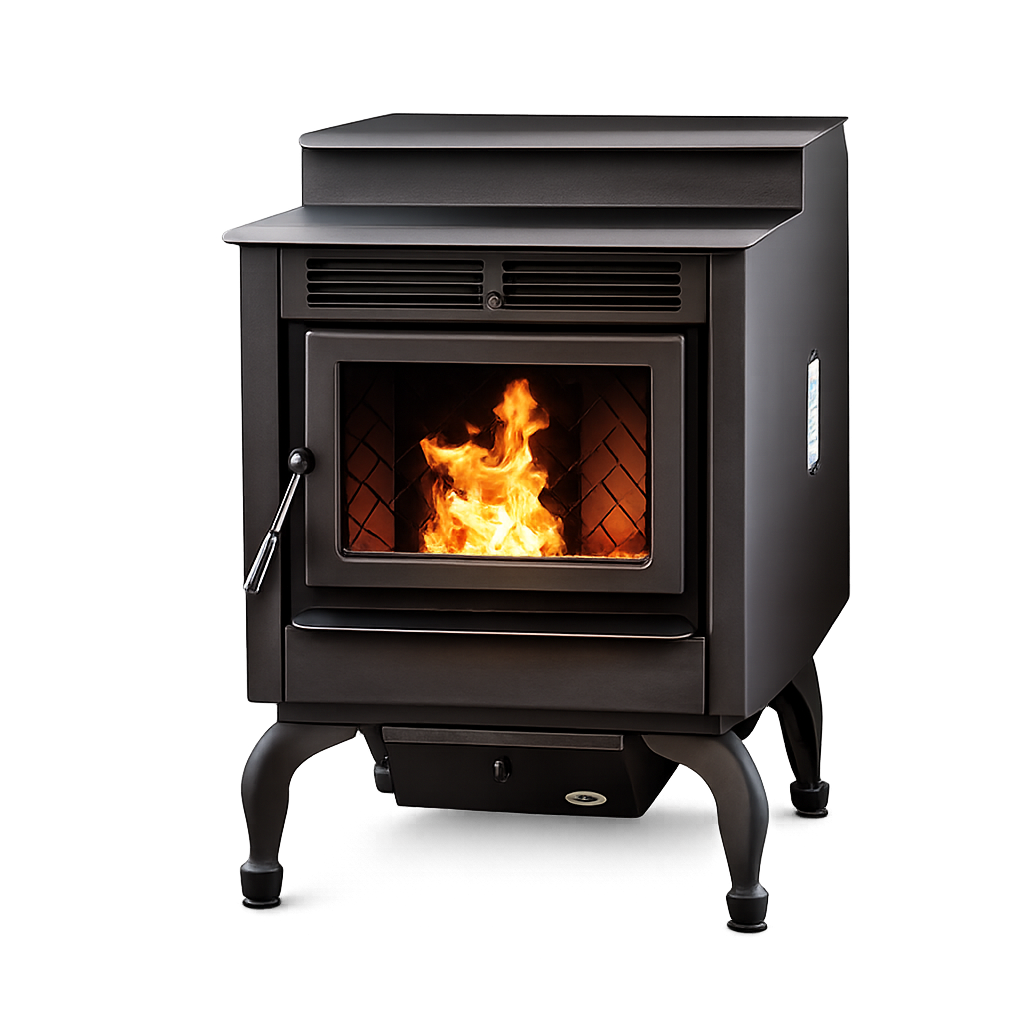 Hudson River Davenport HRFS 22" Matte Black Pellet Stove
