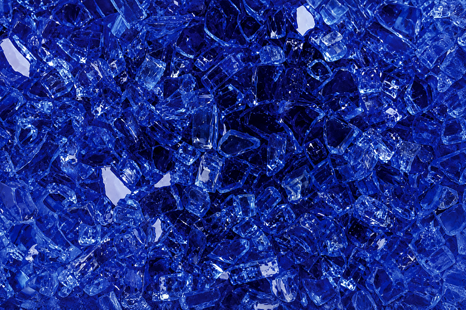 IronStrike CRSHGL-RBLU 5lb. Bag Blue Reflective Glass Media
