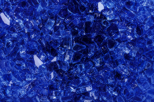 IronStrike CRSHGL-RBLU 5lb. Bag Blue Reflective Glass Media
