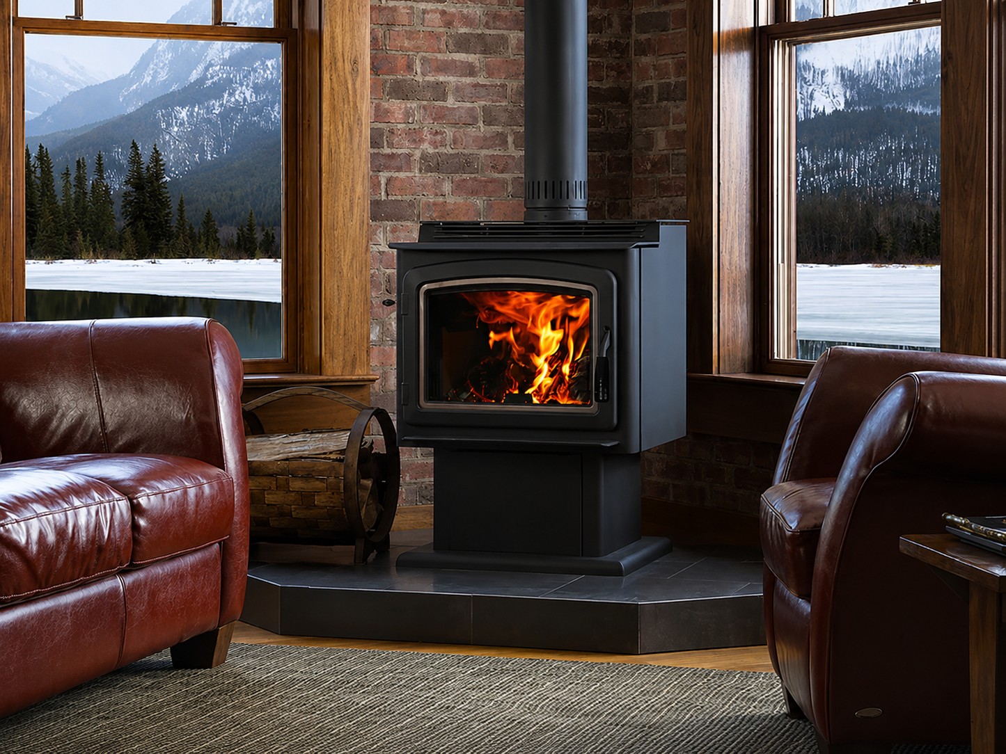 IronStrike GV230GL Grandview 230 GL EPA Certified Freestanding Wood Stove
