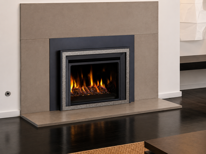 IronStrike MPI27CD Contemporary Madison Park 27 Gas Fireplace Inset with Electronic Ignition