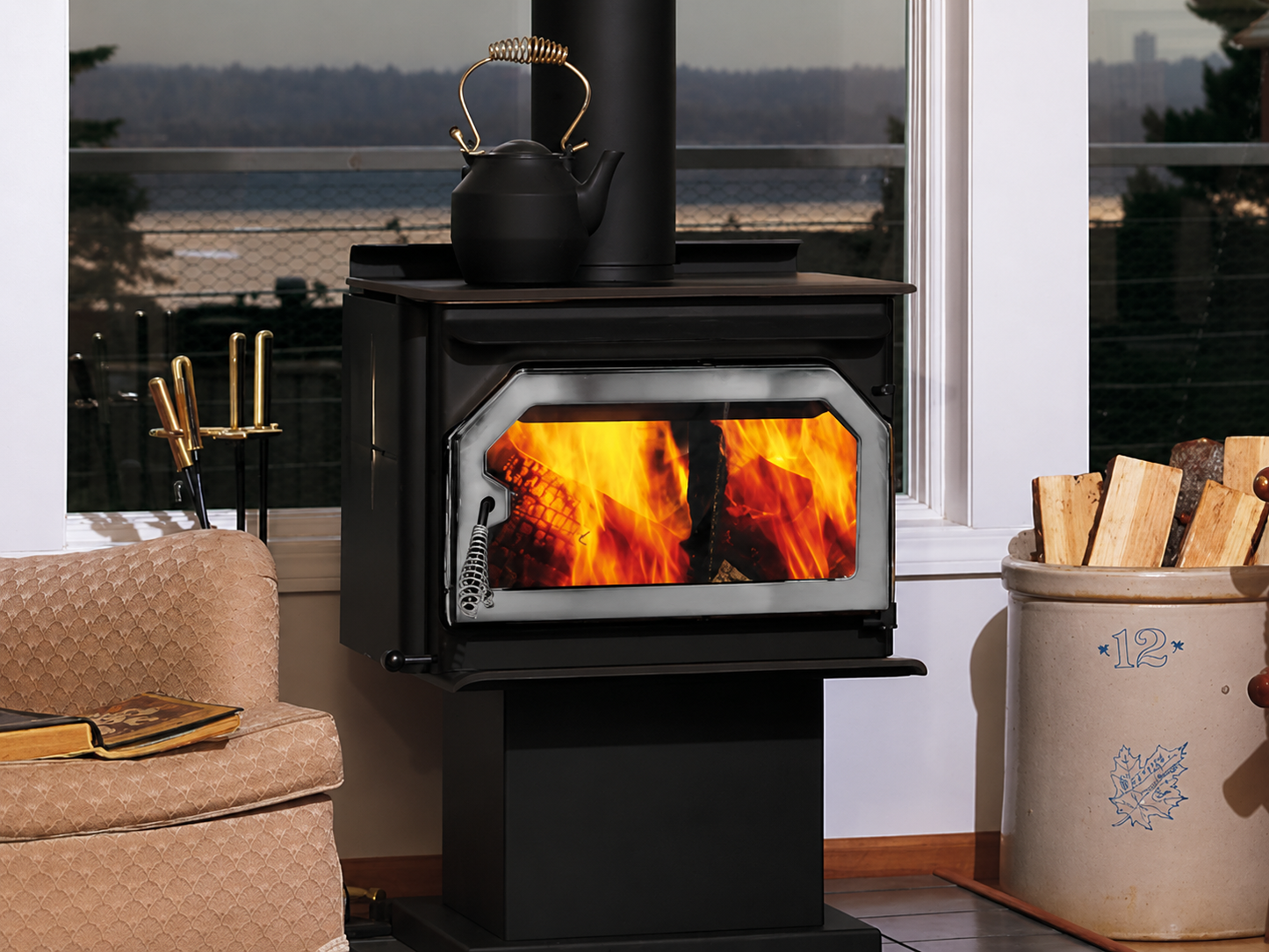 IronStrike S160 Freestanding EPA Certified Striker 160 GL Wood Stove