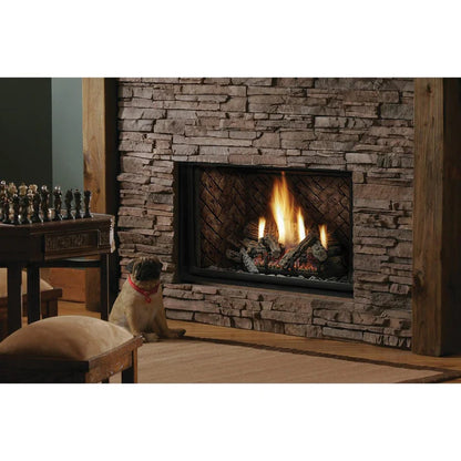 Kingsman 42" Natural Gas Direct Vent Fireplace Zero Clearance Millivolt Control