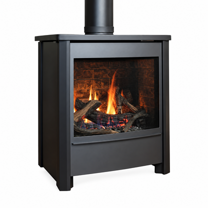 Kingsman FDV451 27" Freestanding Dual burner system Direct Vent Gas Stove