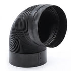 Kingsman FDVE90 7" 90-Degree Black Elbow