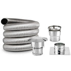 Kingsman FDVHSK Horizontal Vent Starter Kit for Direct Vent Stoves