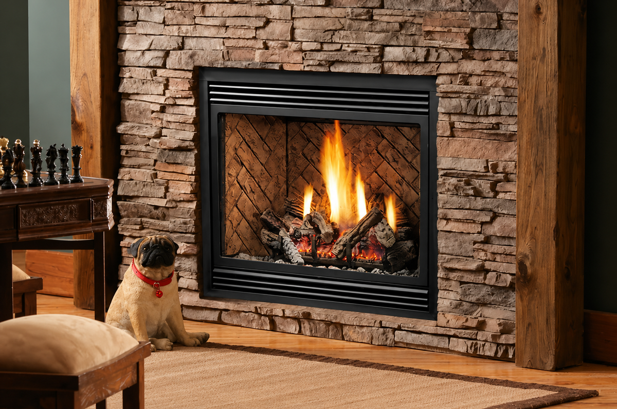 Kingsman HBZDV3624 36" Zero Clearance Direct Vent Gas Fireplace