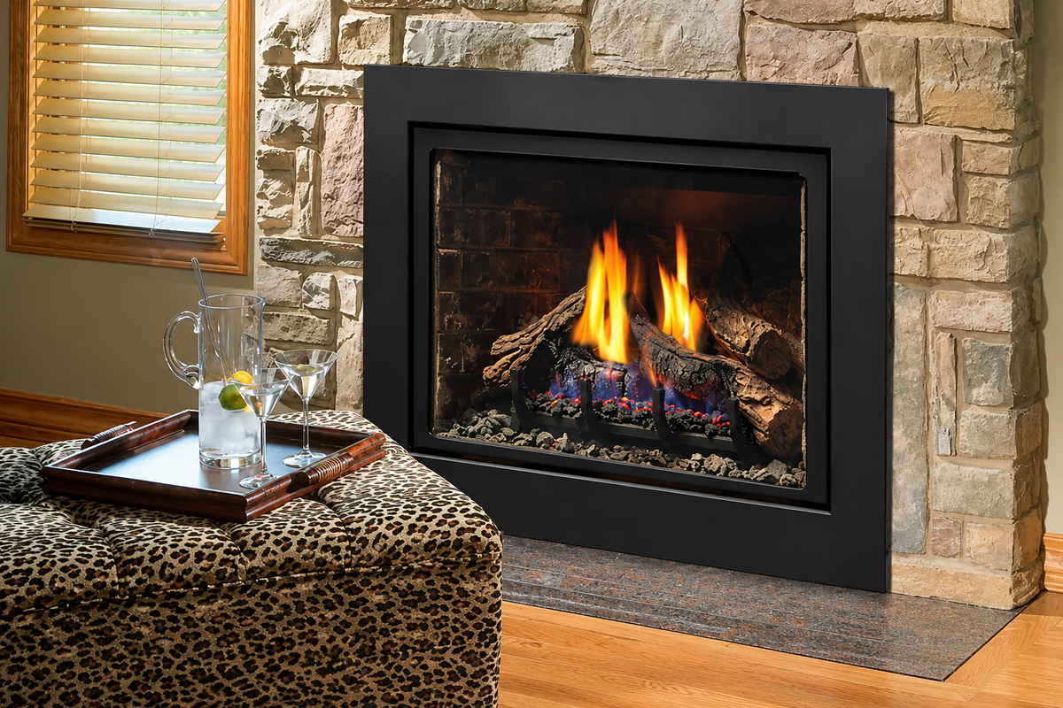 Kingsman IDV26 33" Direct Vent Gas Fireplace Insert