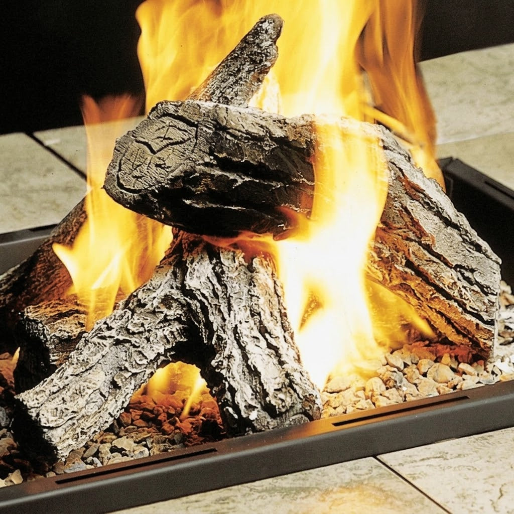 Kingsman LOGC85 4-Piece Cast Oak Log Set for FP2085/FP2785 Fire Pit
