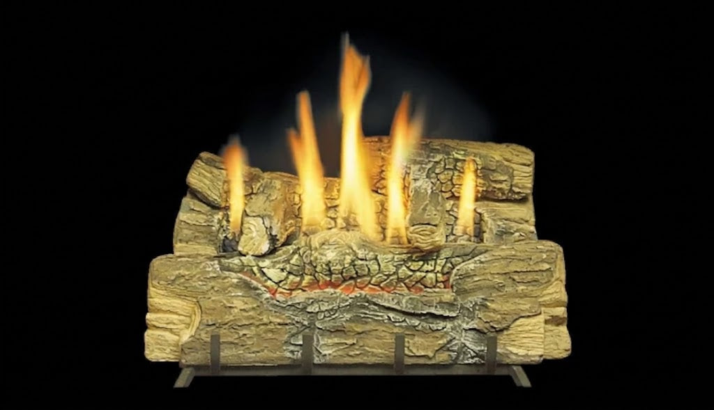 Kingsman LOGF24 24" Fiber Split Oak Vented/Vent Free Log Set