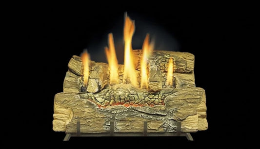 Kingsman LOGF24 24" Fiber Split Oak Vented/Vent Free Log Set