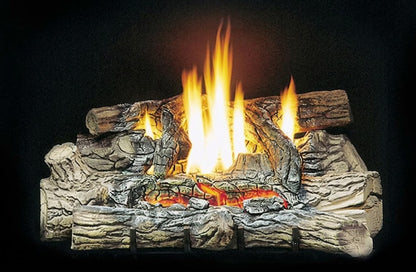 Kingsman LOGF30 30" Fiber Split Oak Vented/Vent Free Log Set