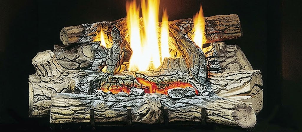 Kingsman LOGF30 30" Fiber Split Oak Vented/Vent Free Log Set