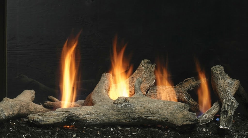 Kingsman M42LOG3 6-Piece Driftwood Log Set for Direct Vent Fireplace