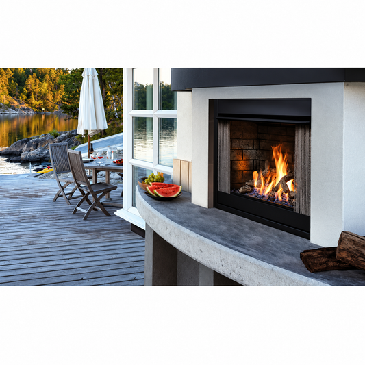 Kingsman OFP42 42" Zero Clearance Outdoor Gas Fireplace