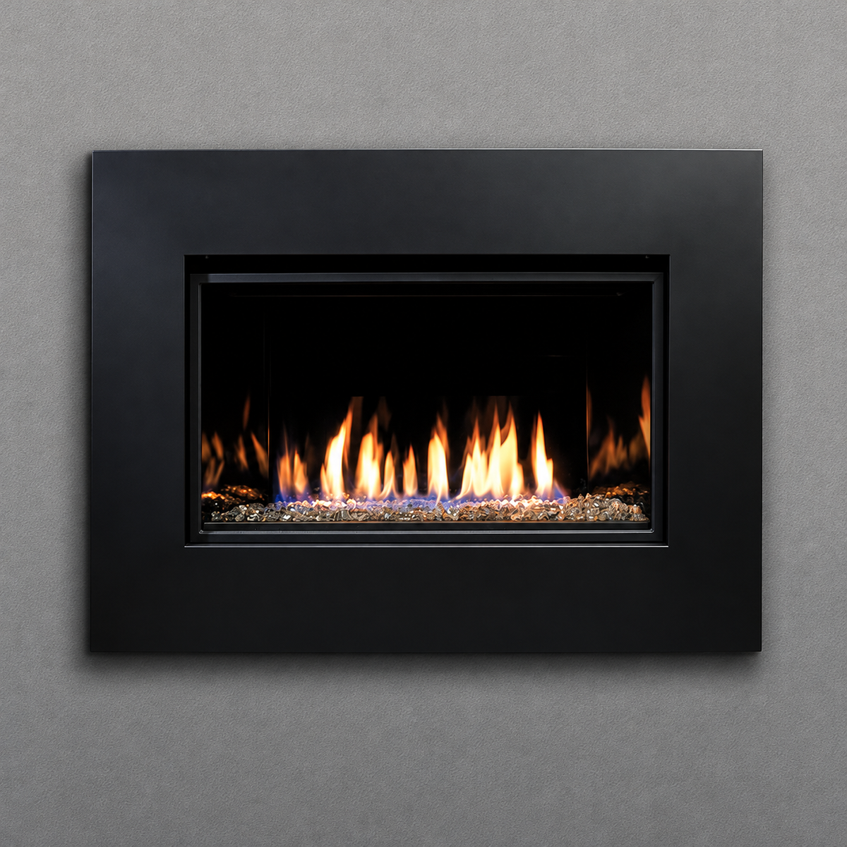 Kingsman ZCVRB3622 36" Zero Clearance Clean Face Direct Vent Linear Gas Fireplace