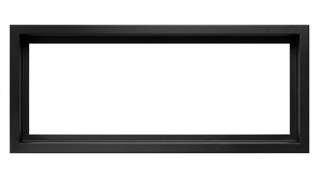 Kingsman ZCVRB36SBL Black Surround Trim Kit for ZCVRB3622 Direct Vent Linear Fireplace