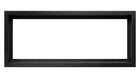Kingsman ZCVRB47S1BL Black Surround Trim Kit for ZCVRB47 Direct Vent Linear Fireplace
