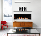 Kingsman ZCVRB60 60" Zero Clearance Direct Vent Linear Gas Fireplace