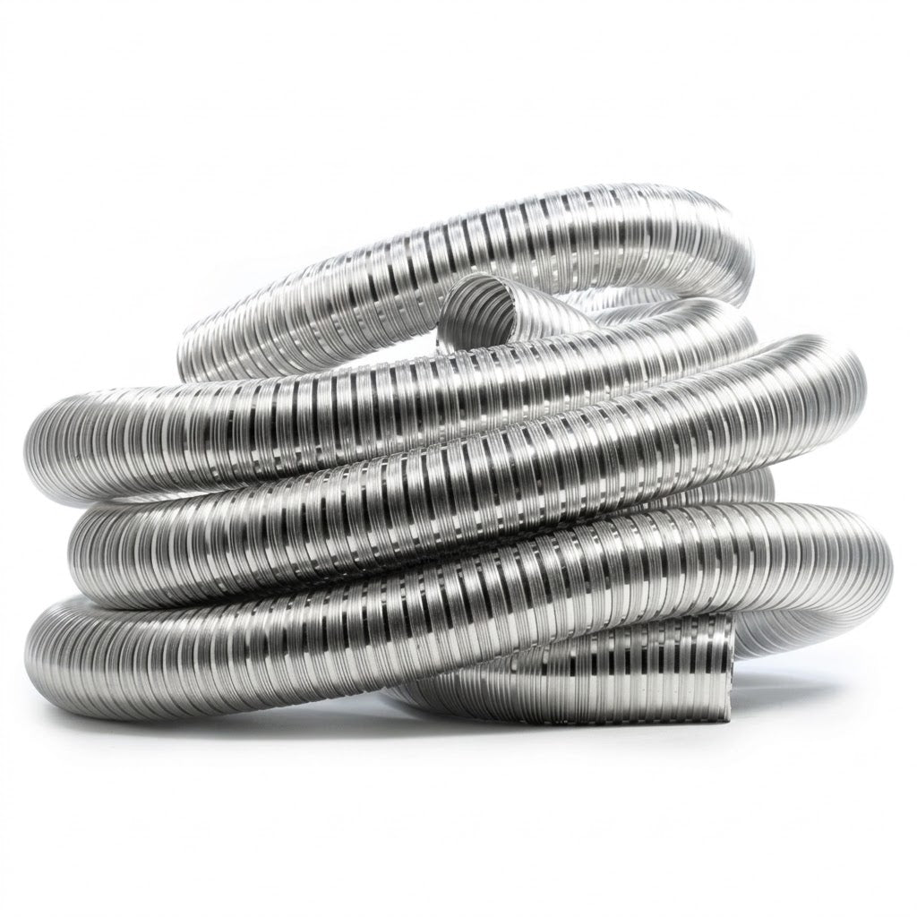 Kingsman ZDV4FP20 4" x 20' Flex Pipe