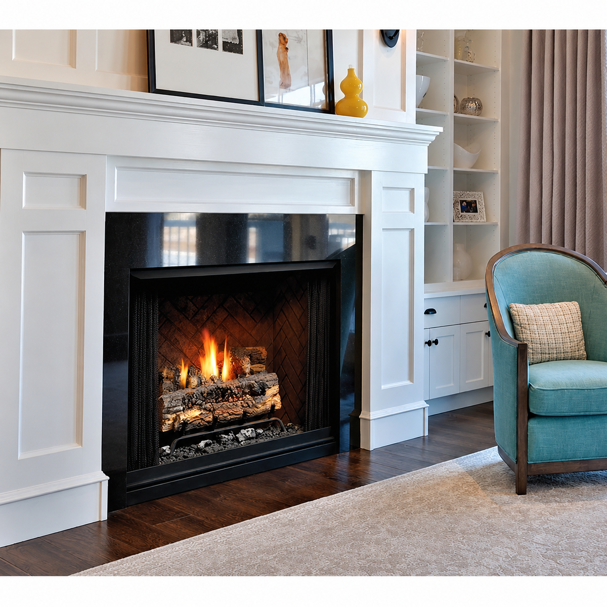 Kingsman ZVFCV47 47" Zero Clearance Vent Free Firebox