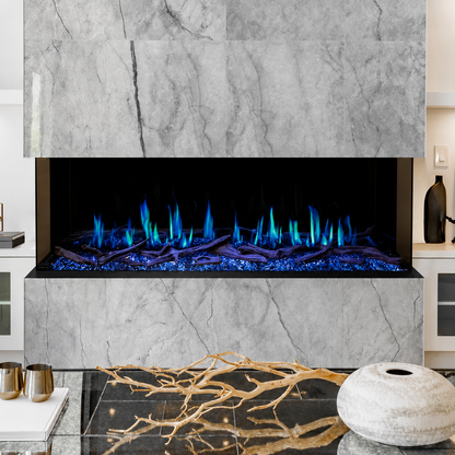 Modern Flames Orion 100" Heliovision Multi-Sided Linear Electric Fireplace