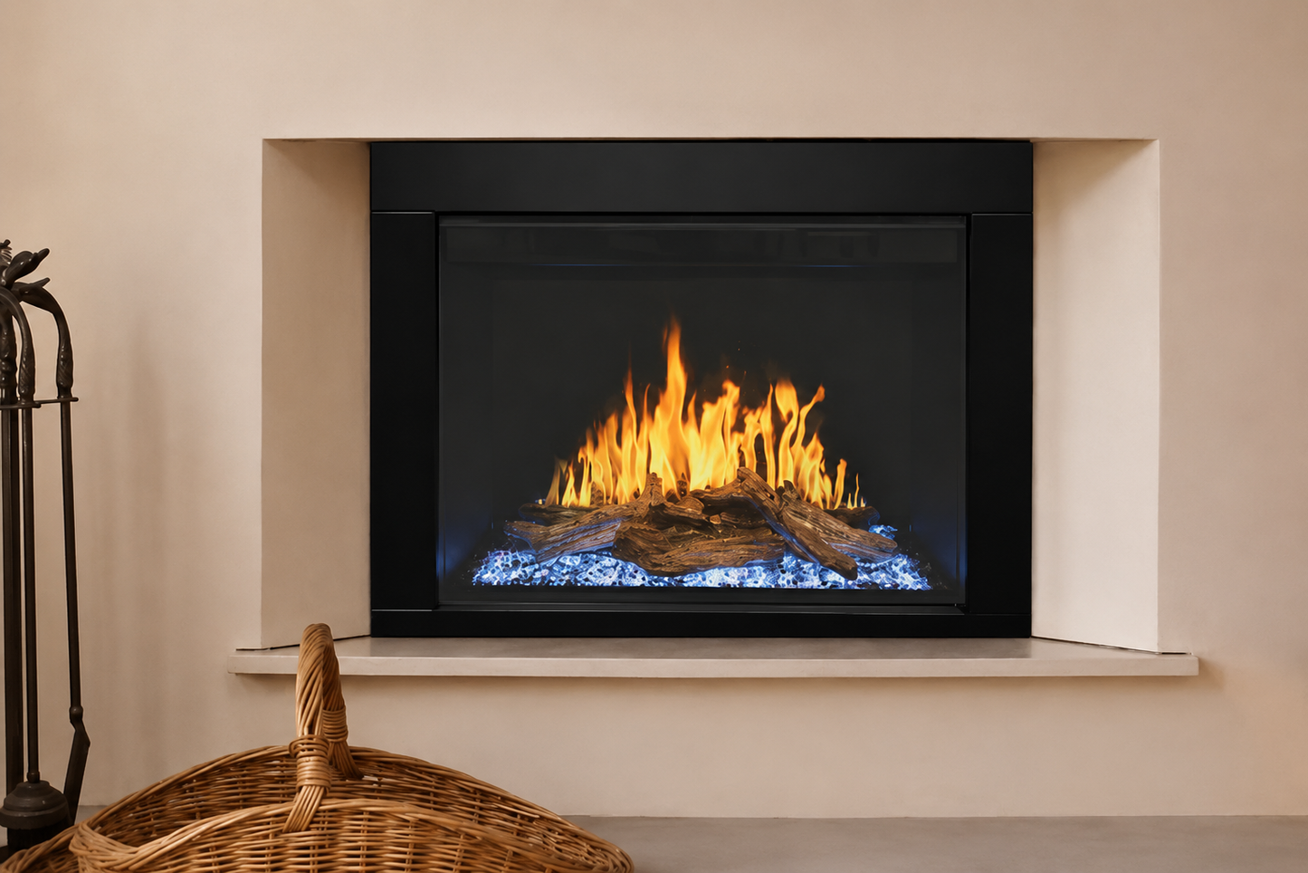 Modern Flames Orion Traditional OR26-TRAD 26" Built-In Electric Fireplace Insert with TruWood Log Set