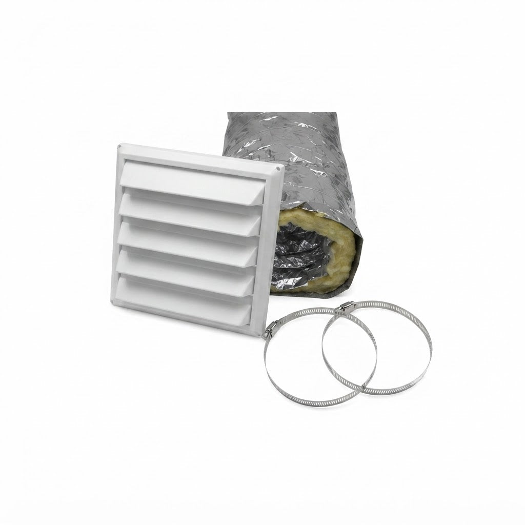 Napoleon 114KT Outside Air Kit - 5 feet with through the wall vent (2 Inch dia.)