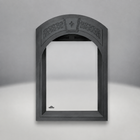 Napoleon AFK82-1SB Painted Black Arched Facing Kit with Heritage Pattern with Safety Barrier