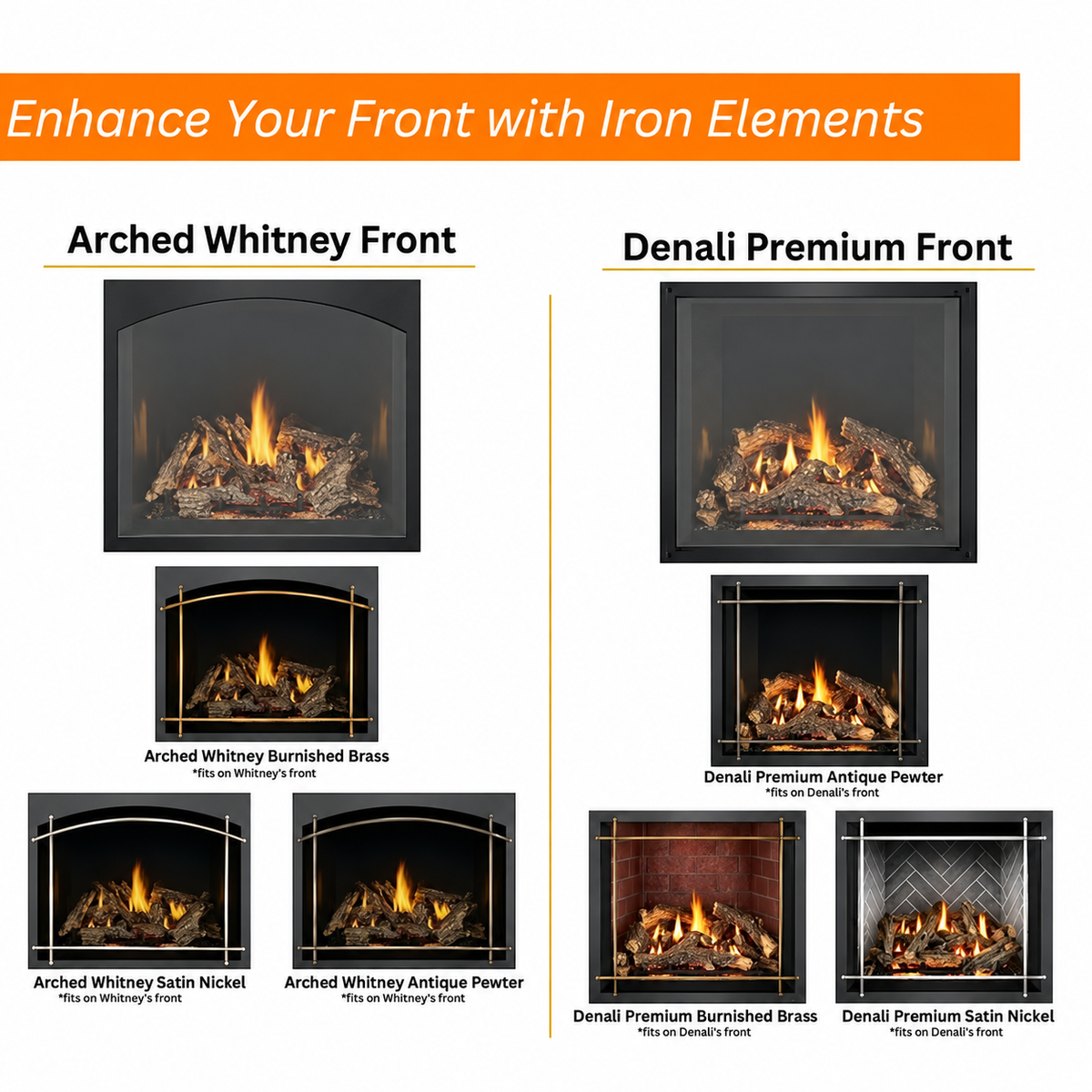 Napoleon Altitude X 36" Direct Vent Gas Fireplace A36X with Electronic Ignition