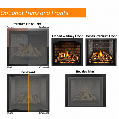Napoleon Altitude X 36" Direct Vent Gas Fireplace A36X with Electronic Ignition