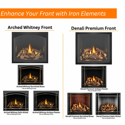 Napoleon Altitude X 42" Direct Vent Gas Fireplace A42X with Electronic Ignition