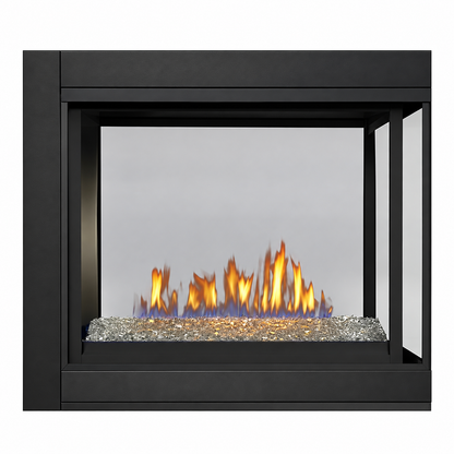 Napoleon Ascent Multi-View 43" Direct Vent Peninsula Gas Fireplace with Electronic Ignition 