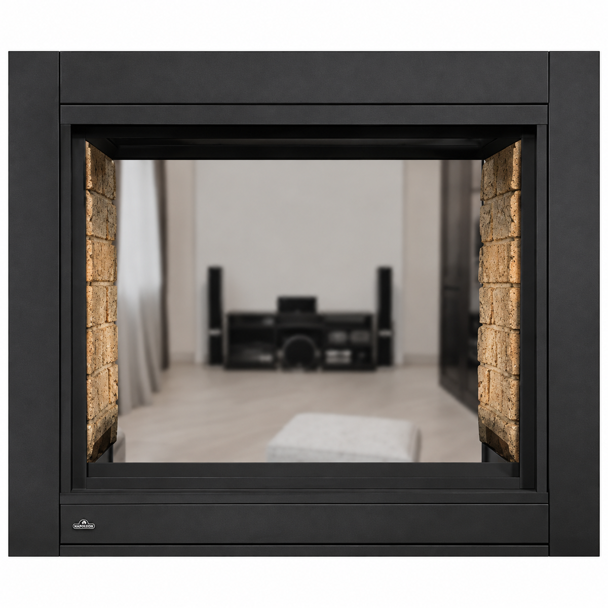 Napoleon Ascent Multi-View 43" Direct Vent See-Through Gas Fireplace with Electronic Ignition