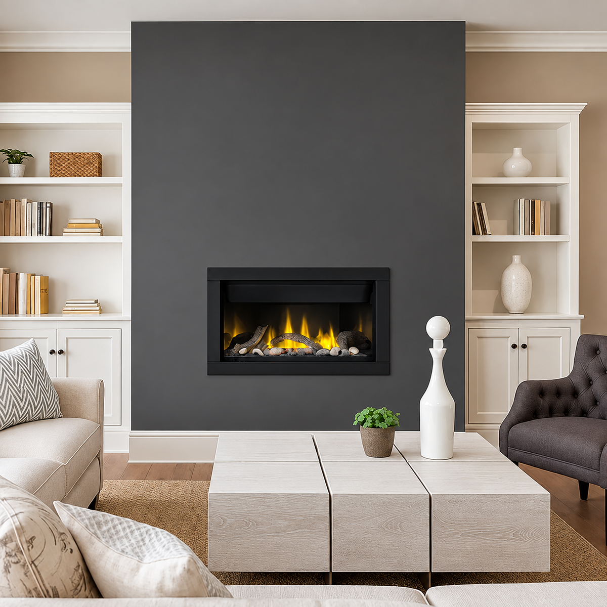 Napoleon BL36 Ascent 36" Linear Direct Vent Gas Fireplace with Electronic Ignition