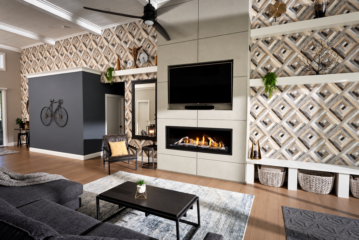 Napoleon BLX56 Ascent Linear Premium 56" Built-in Direct Vent Gas Fireplace