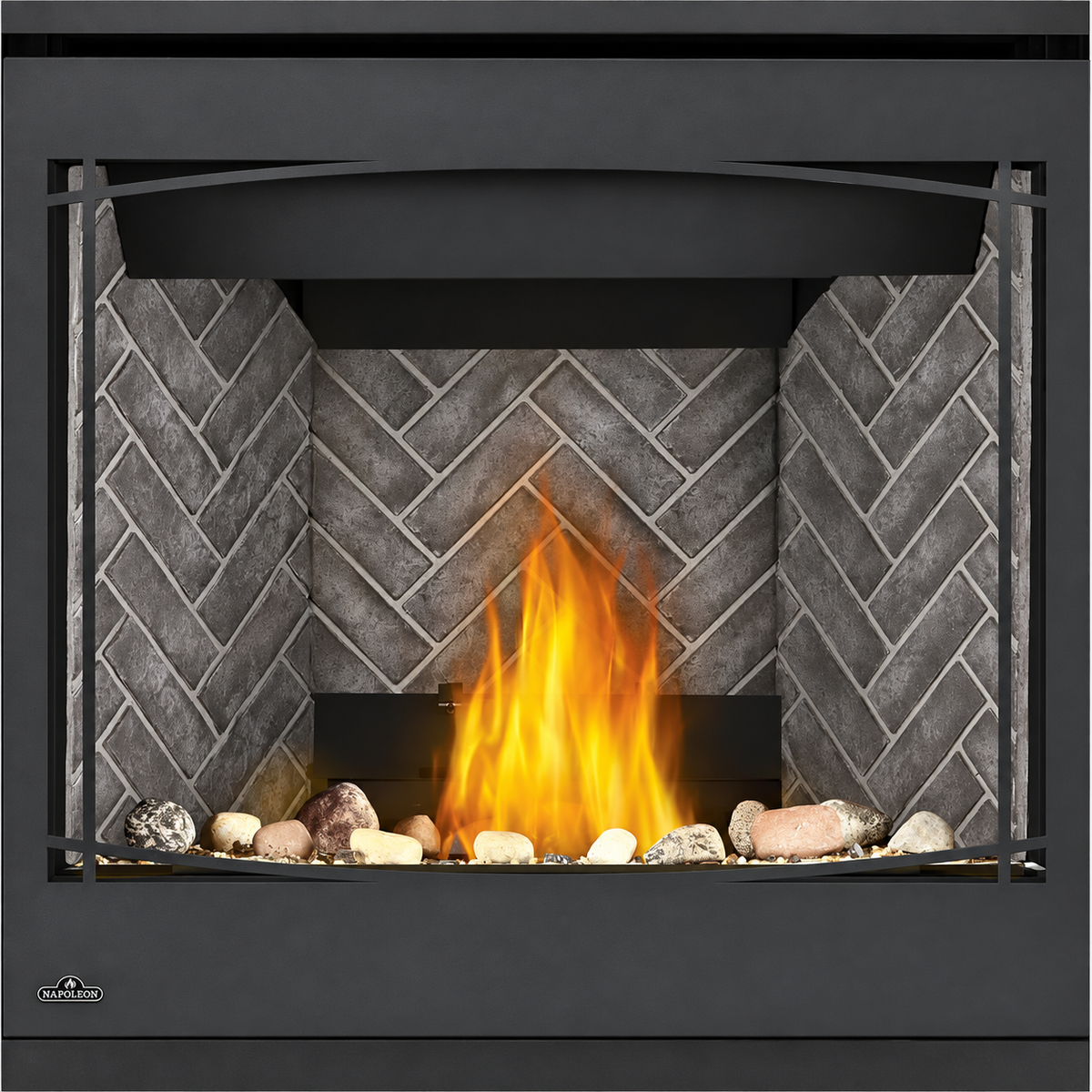 Napoleon BX36 Ascent 36" Direct Vent Gas Fireplace with Electronic Ignition