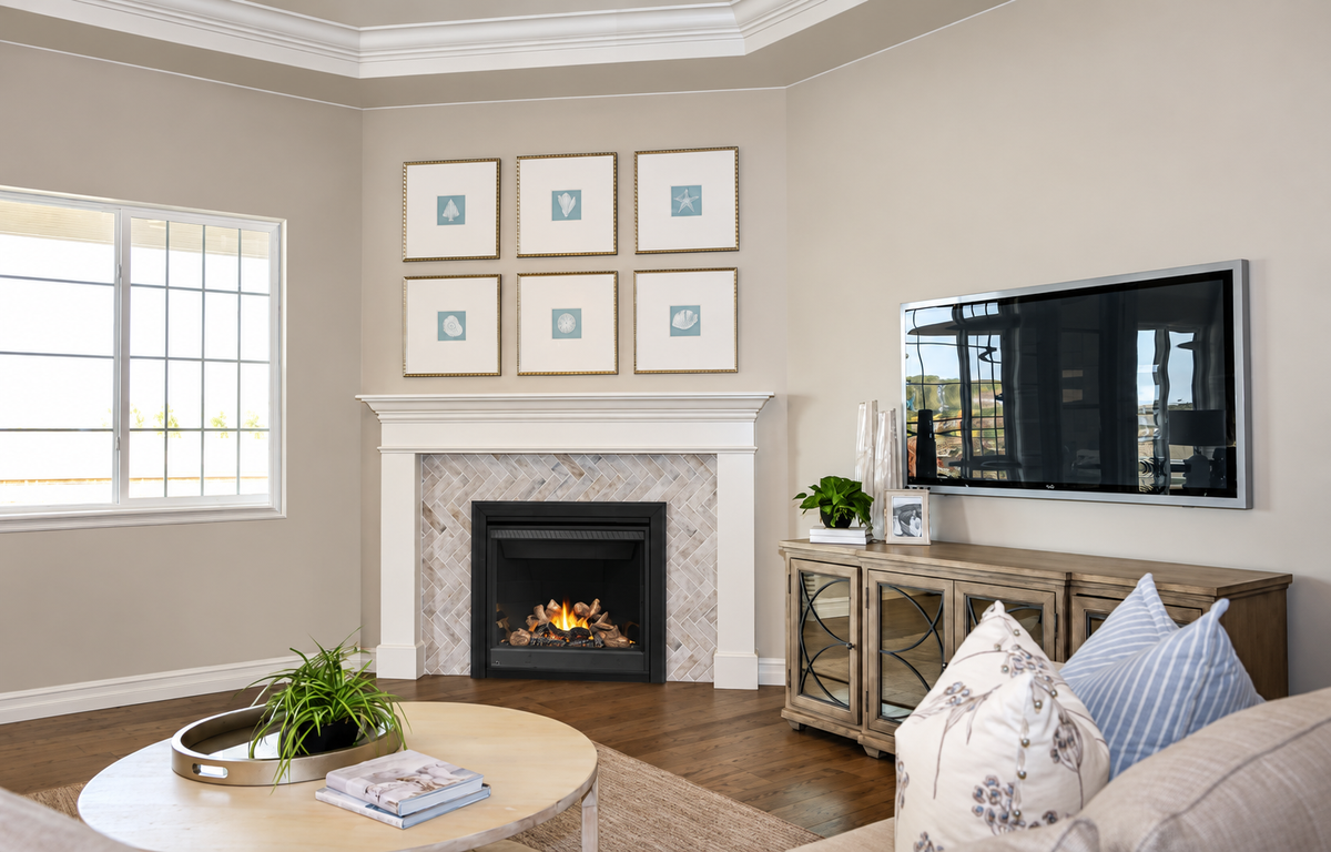 Napoleon BX36 Ascent 36" Direct Vent Gas Fireplace with Electronic Ignition