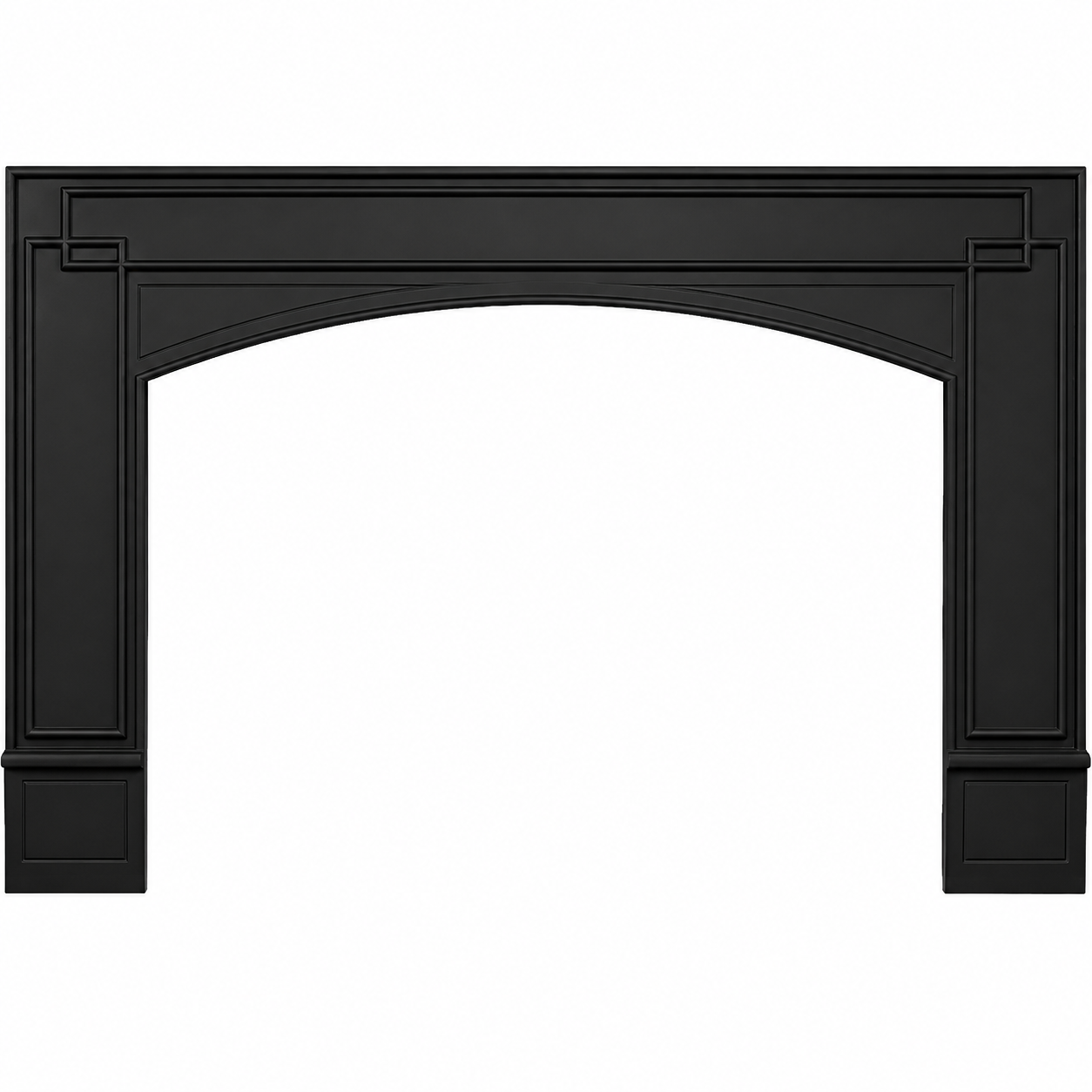 Napoleon CISI3BK Black Cast Iron Surround for Oakville Fireplace Inserts