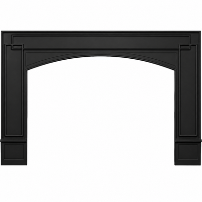 Napoleon CISI3BK Black Cast Iron Surround for Oakville Fireplace Inserts