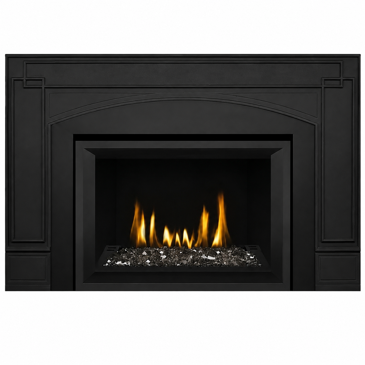 Napoleon CISI3BK Black Cast Iron Surround for Oakville Fireplace Inserts