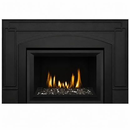 Napoleon CISI3BK Black Cast Iron Surround for Oakville Fireplace Inserts