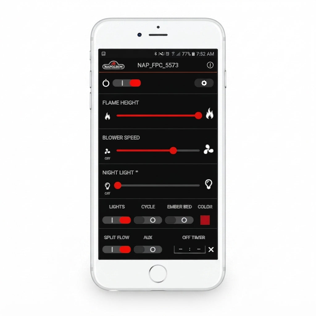 Napoleon EFCN EFC eFIRE Bluetooth Advanced Remote Accessory
