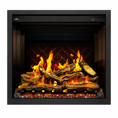 Napoleon Elevation X 36" Built-in Electric Fireplace with Oak Logs and Remote Control