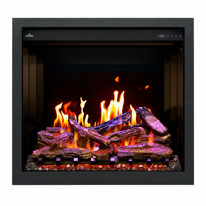 Napoleon Elevation X 36" Built-in Electric Fireplace with Oak Logs and Remote Control